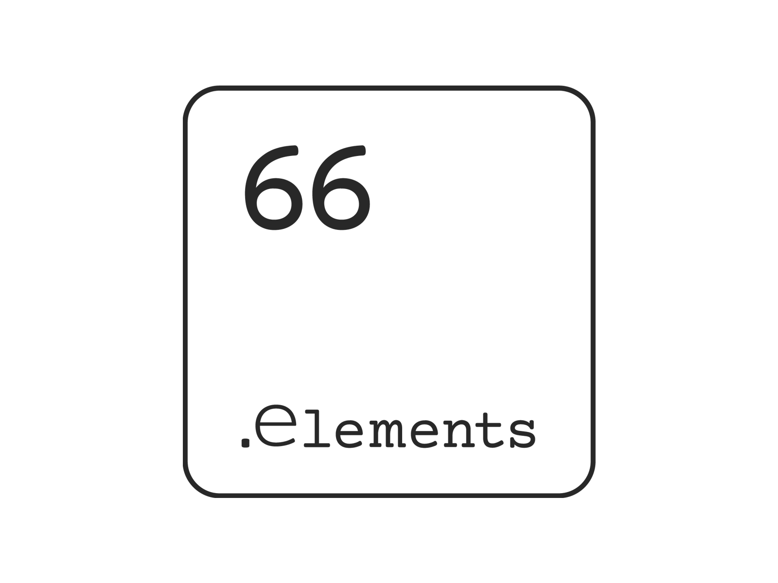 66elements logo